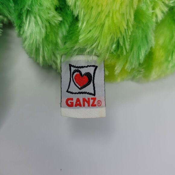 Ganz Webkinz Fuzzy Green TIE DYE FROG Plush Stuffed Animal Toy 12" HM 162 - Picture 7 of 10
